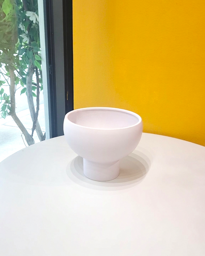 Lavender grey Compote Vase