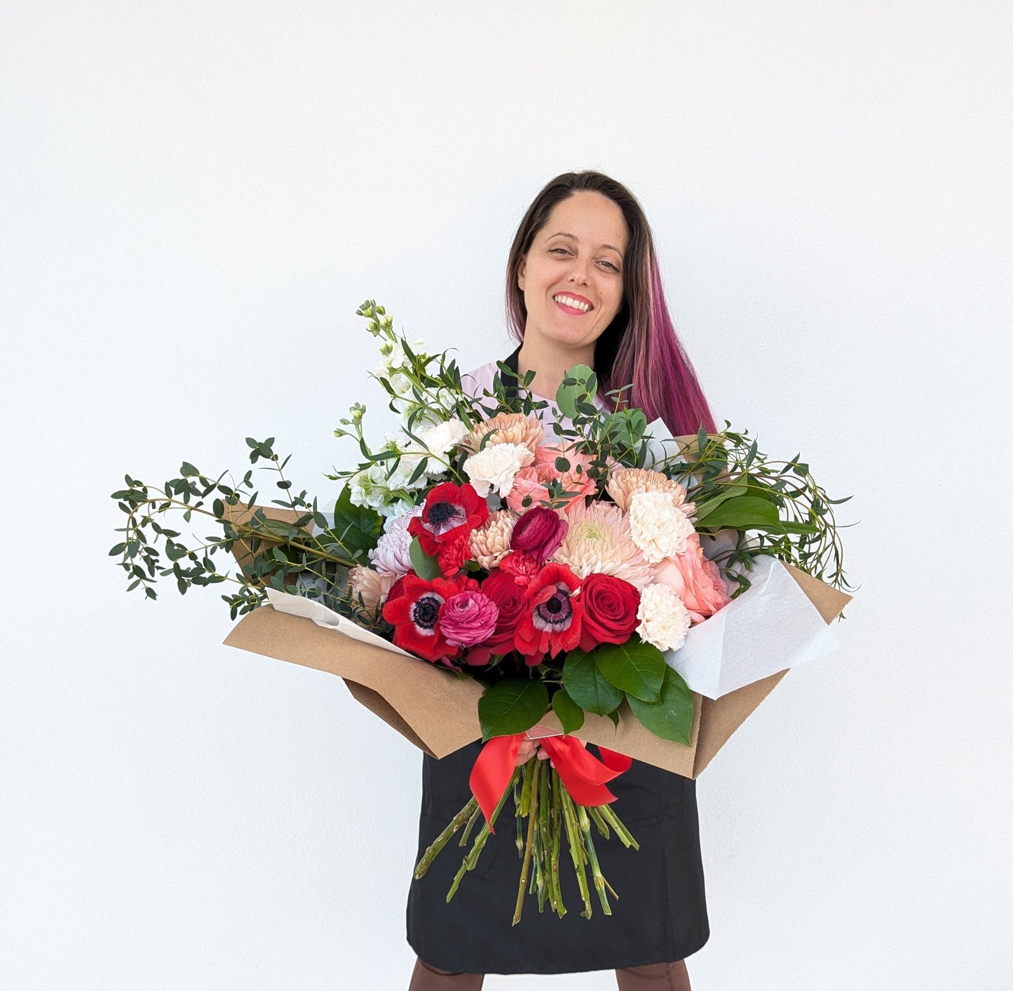 DOUBLE - RED GARDEN OF  BLOOMS